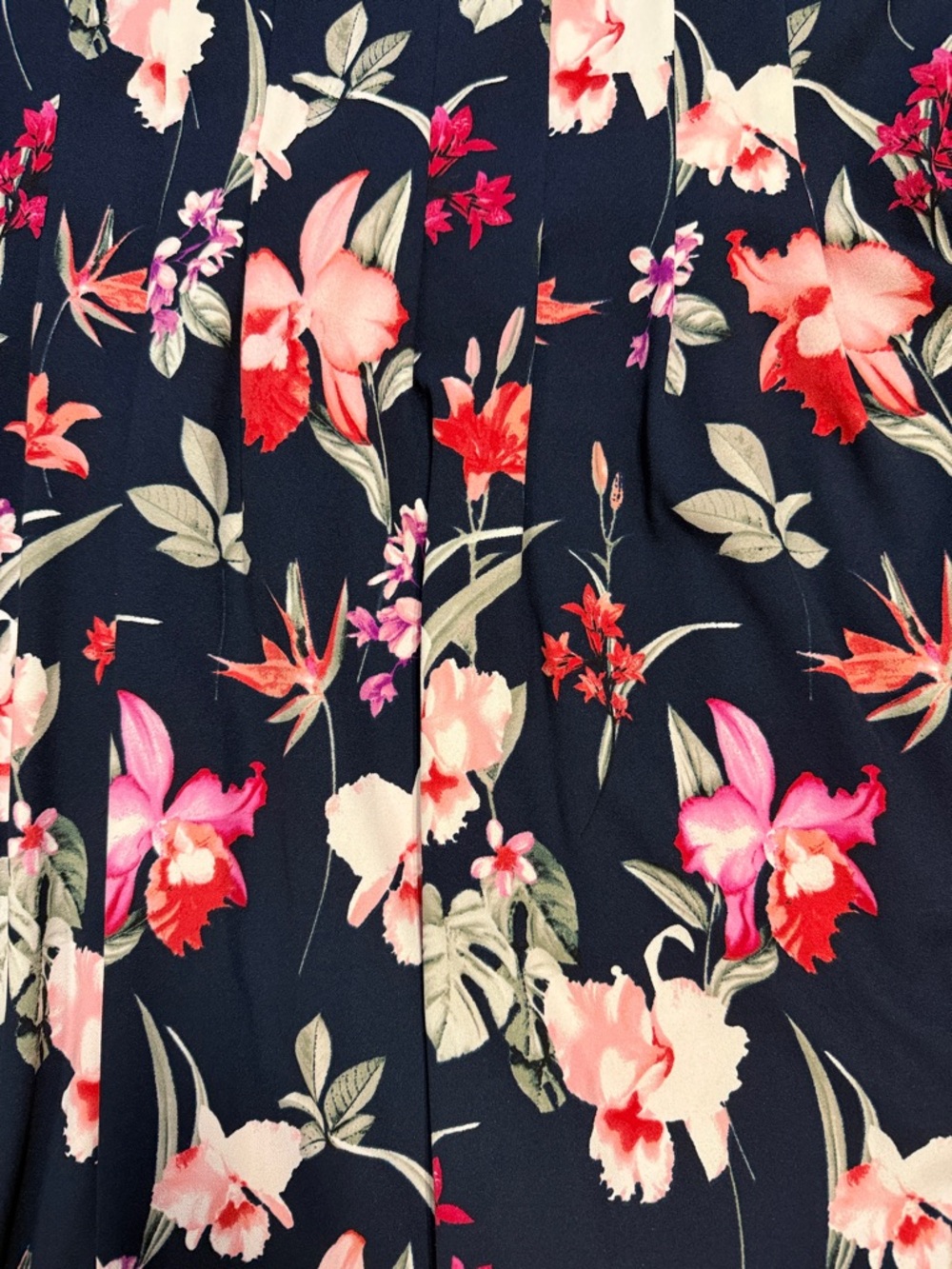 Jessica Howard Navy Floral Dress 22W Plus Sleeveless Pockets – Kentucky Derby - Picture 4 of 7